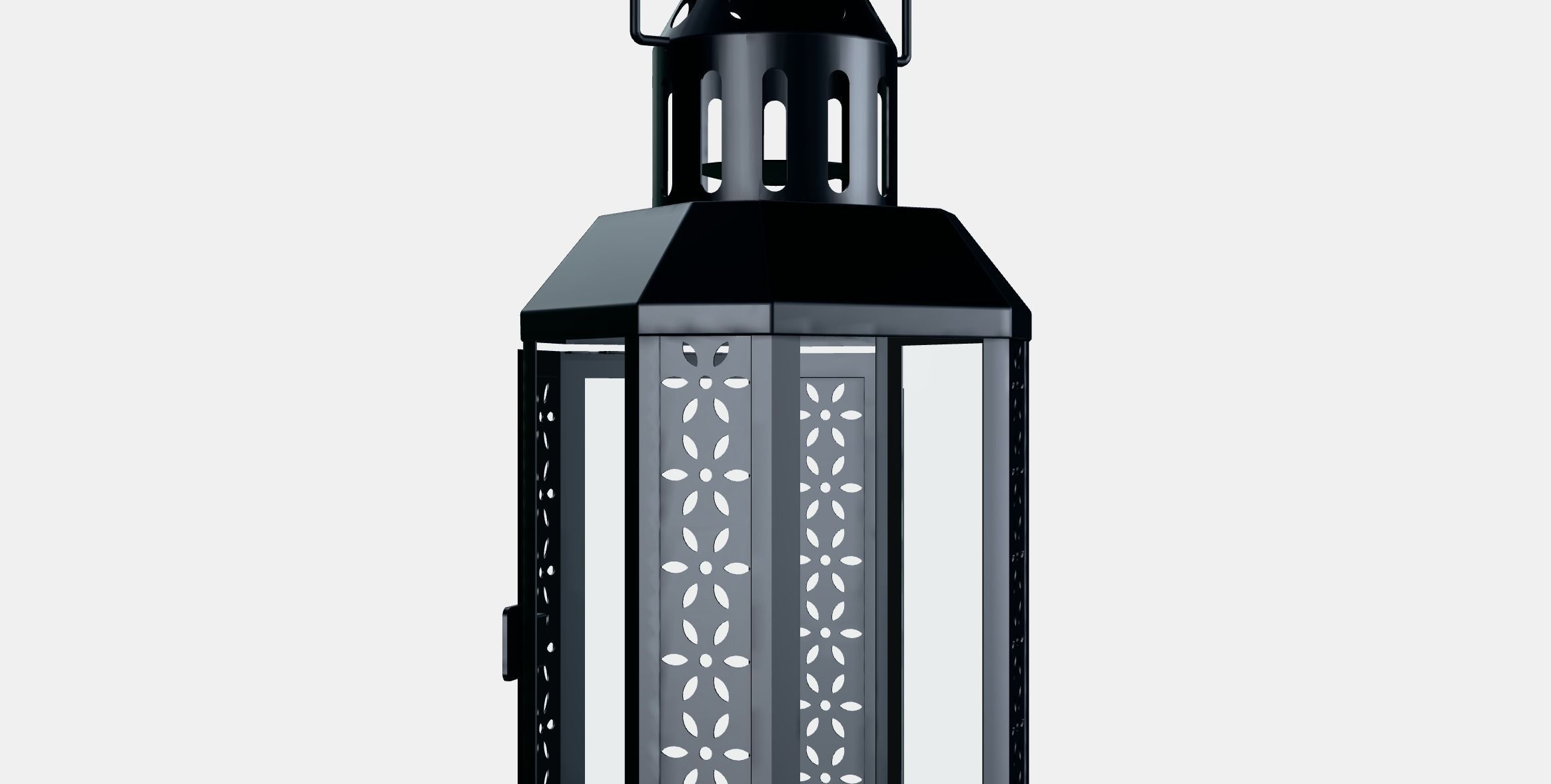 ENRUM Lantern for tealight in-outdoor Low-poly 3D model_3