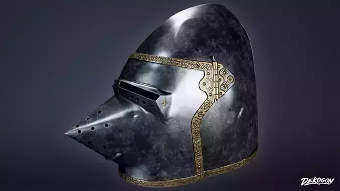 MEDIEVAL - Helmet 03 - LOW POLY