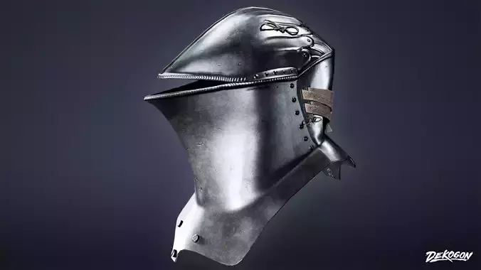 MEDIEVAL - Helmet 04 - LOW POLY