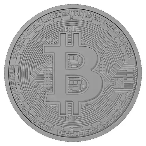 BITCOIN HIGH DETAILED MODEL 3D model 3D print model