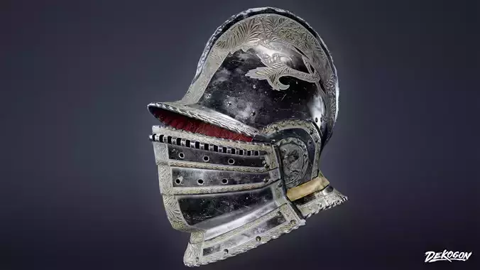 MEDIEVAL - Helmet 07 - LOW POLY
