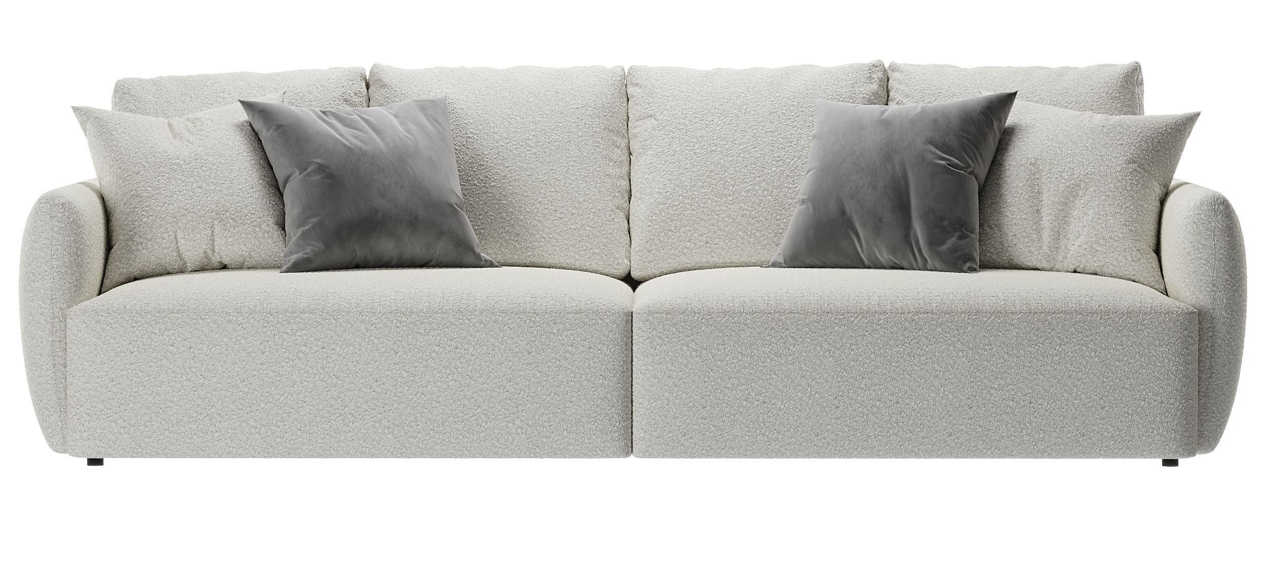 sofa boucle 3D model_8