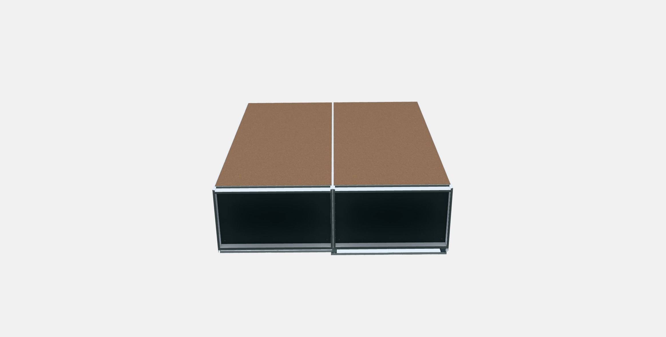 PAX - HASVIK Wardrobe Low-poly 3D model_6