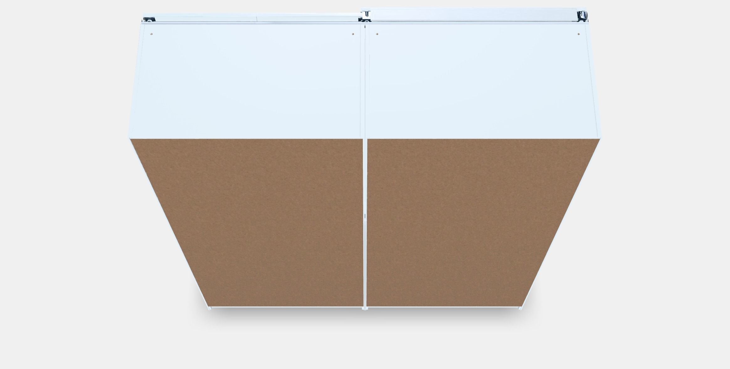 PAX - HASVIK Wardrobe Low-poly 3D model_2