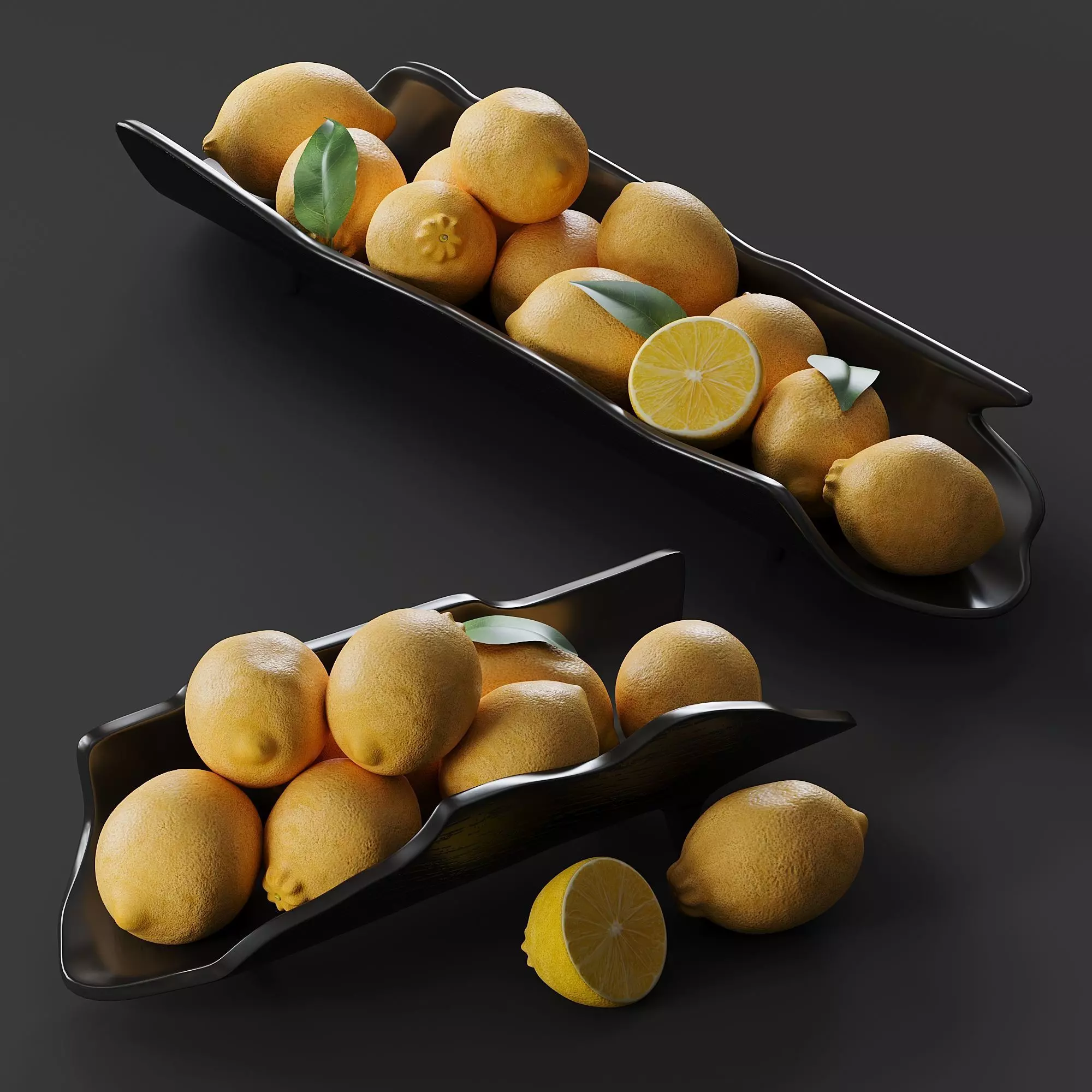 lemon set 3D model