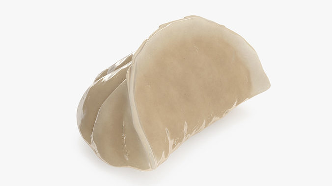Chinese Dumpling Cooked 3D model 6