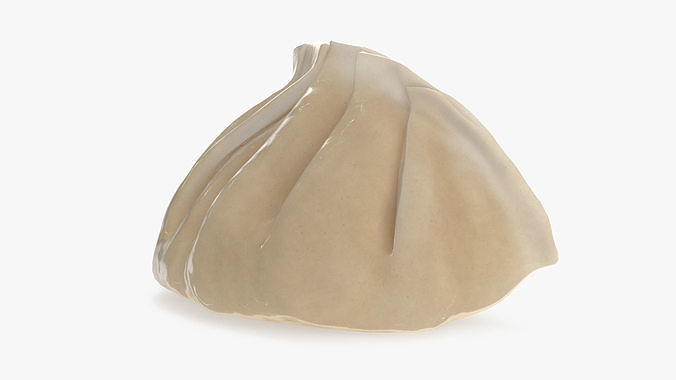 Chinese Dumpling Cooked 3D model 5