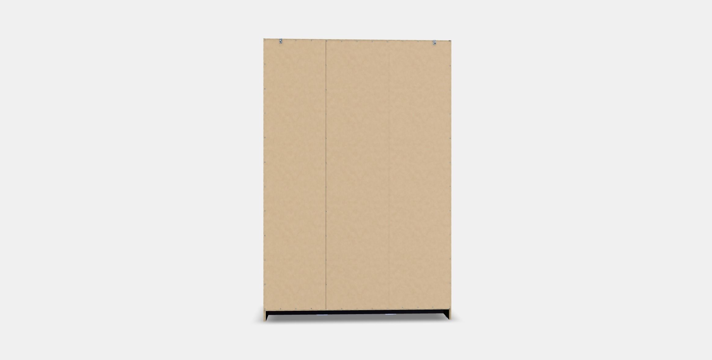 RAKKESTAD Wardrobe with 3 doors Low-poly 3D model_14