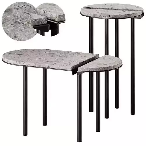 Adrenalina Orit Oval Stone Coffee Table
