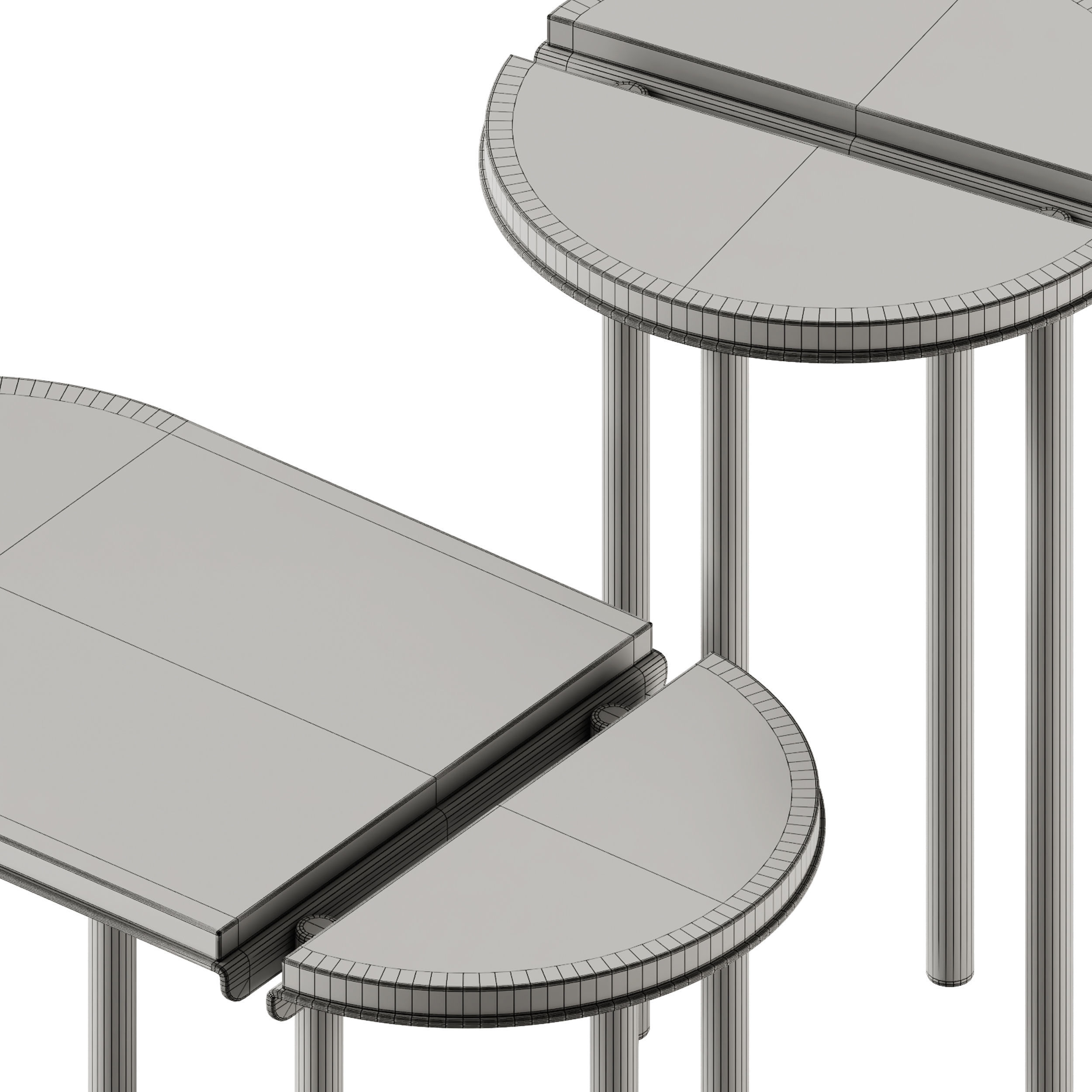 Adrenalina Orit Oval Stone Coffee Table 3D model_6