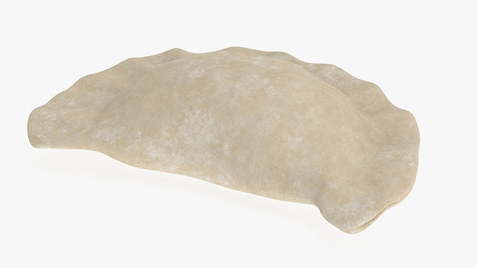 Vareniki Dumpling Raw 3D model 5