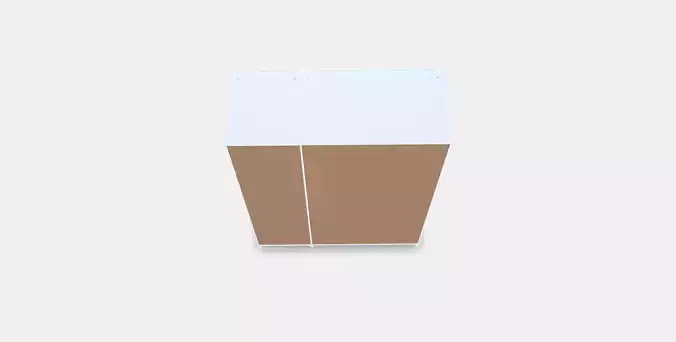 PAX - BERGSBO Wardrobe 1 Low-poly 3D model