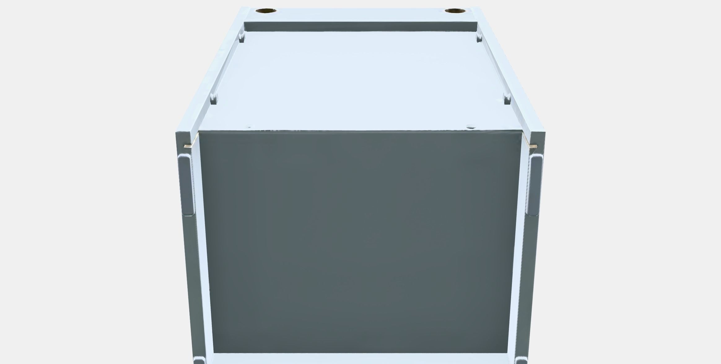 HAUGA Bedside table Low-poly 3D model_8