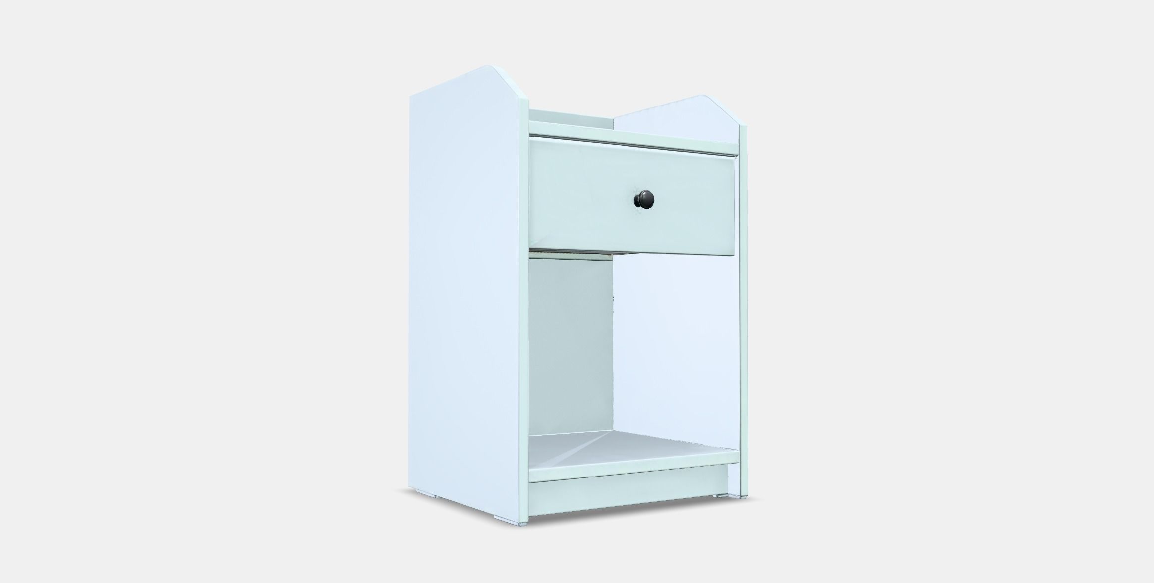 HAUGA Bedside table Low-poly 3D model_3