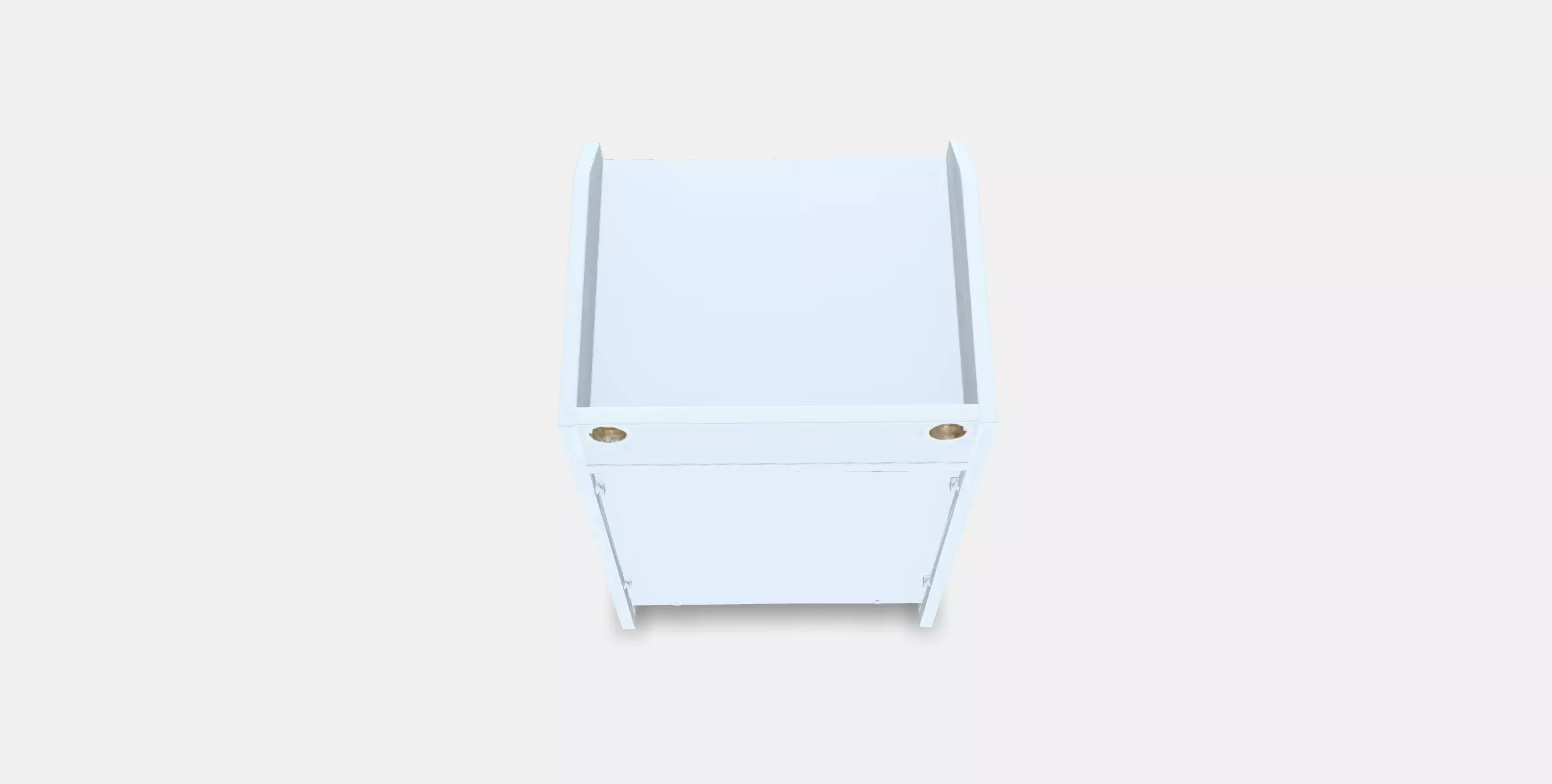 HAUGA Bedside table Low-poly 3D model_0