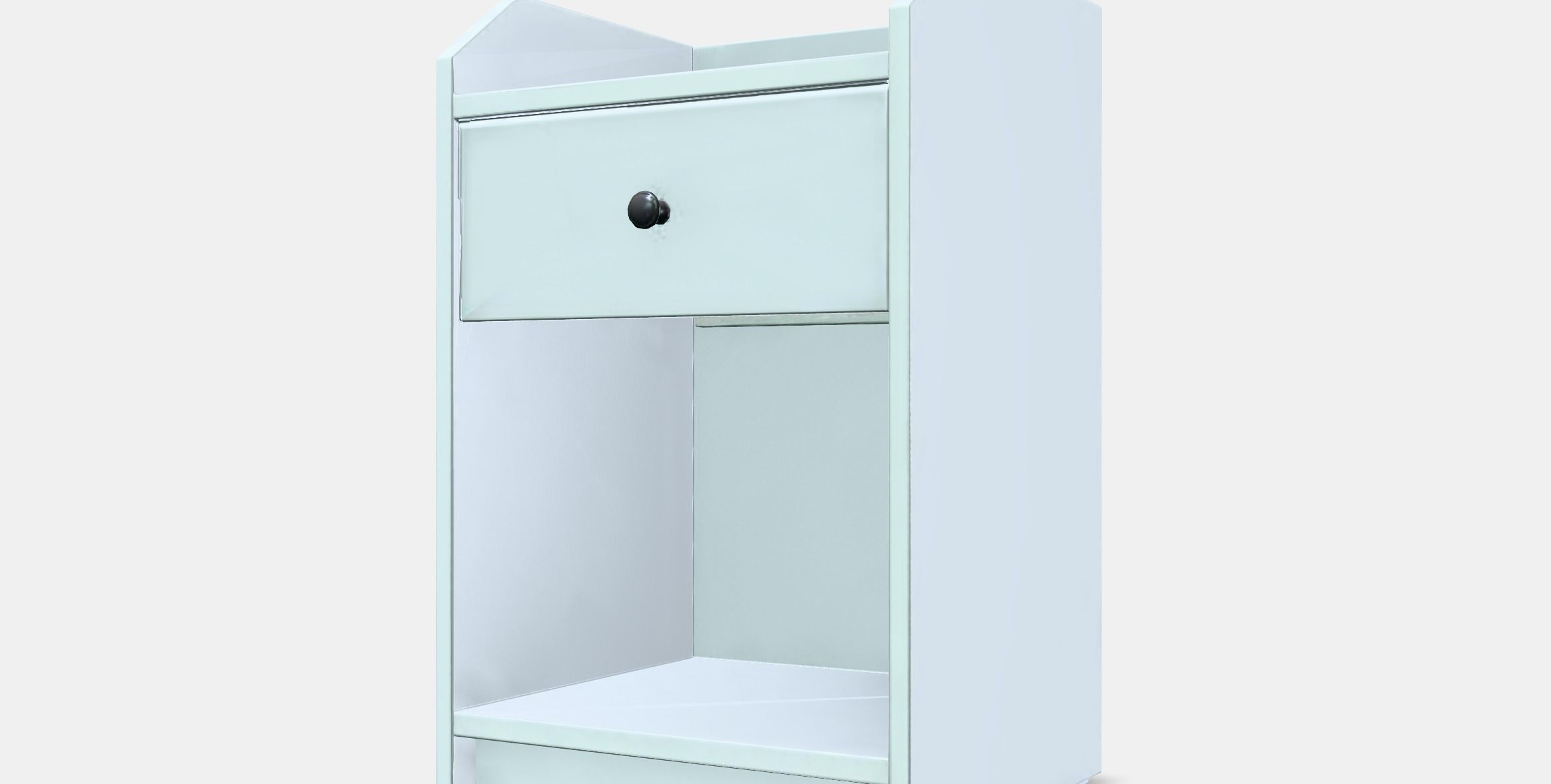 HAUGA Bedside table Low-poly 3D model_13