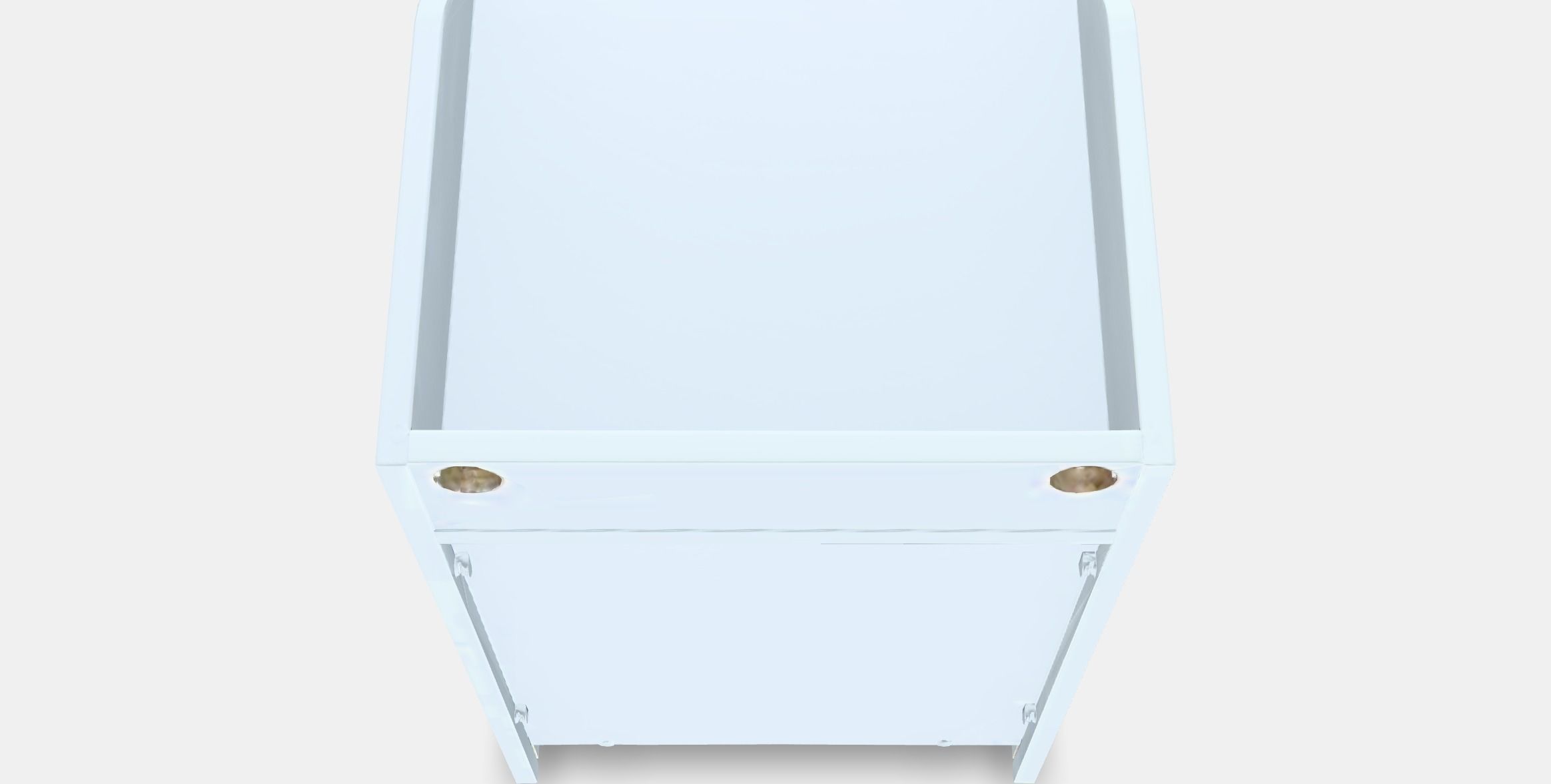 HAUGA Bedside table Low-poly 3D model_4