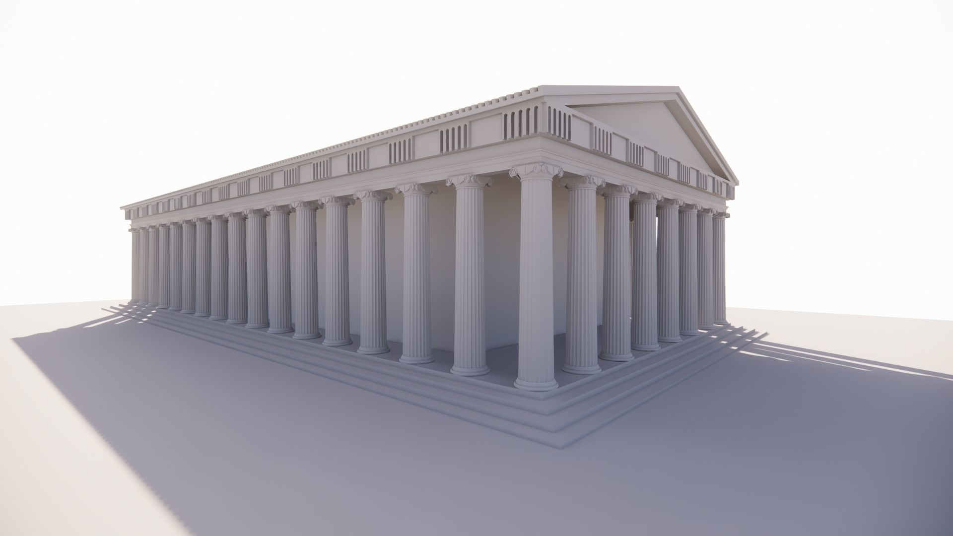 Historical temple-place of worship 3D model_4