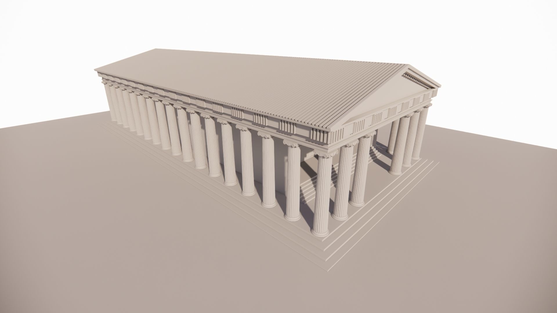 Historical temple-place of worship 3D model_3