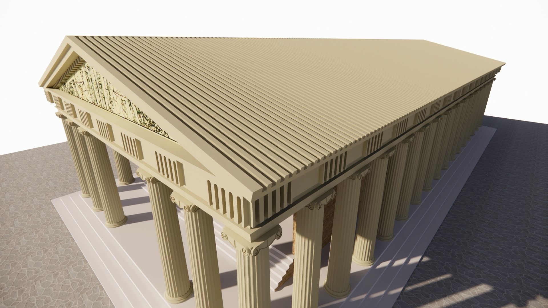 Historical temple-place of worship 3D model_18