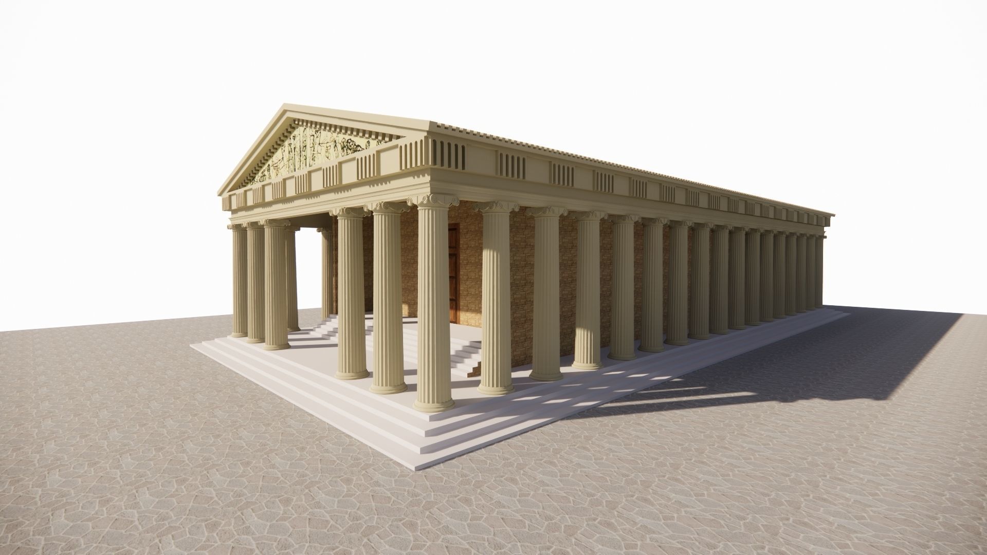 Historical temple-place of worship 3D model_21