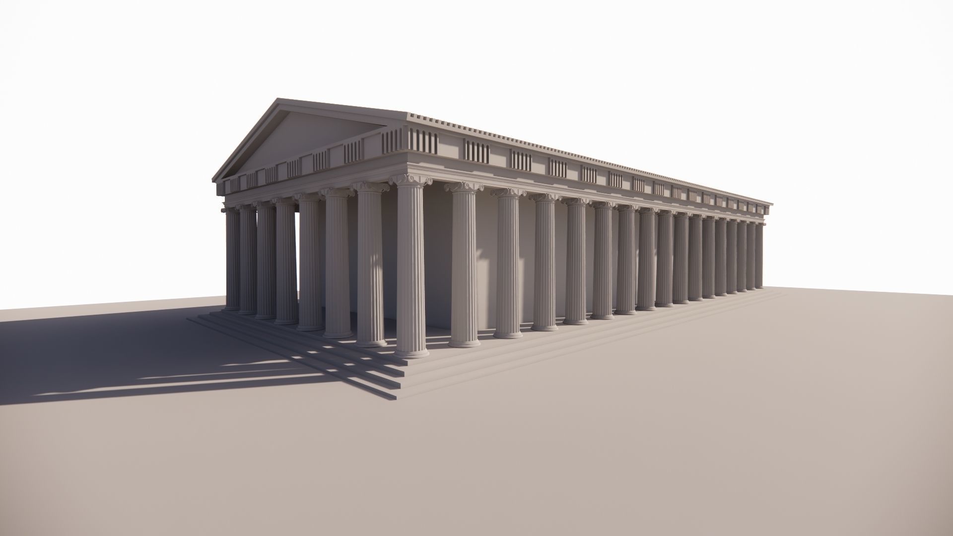 Historical temple-place of worship 3D model_1