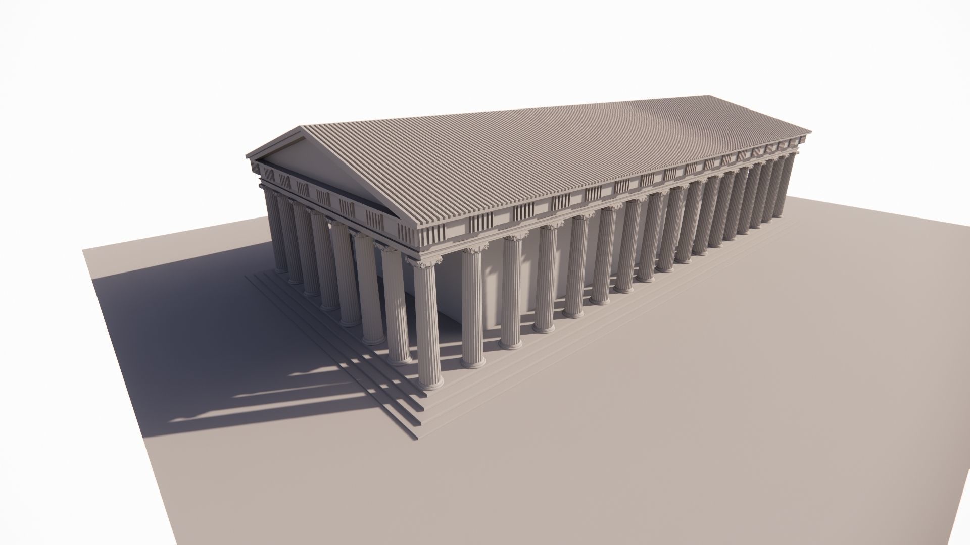 Historical temple-place of worship 3D model_16