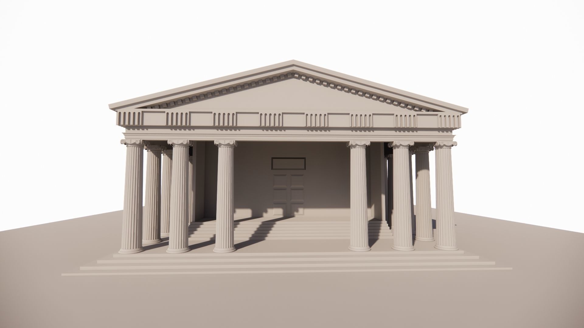 Historical temple-place of worship 3D model_12