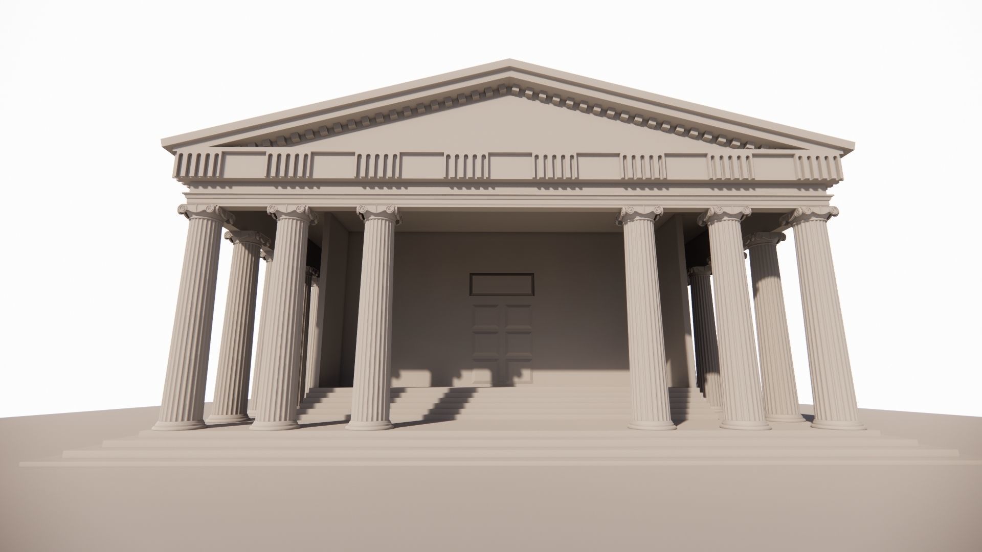 Historical temple-place of worship 3D model_5