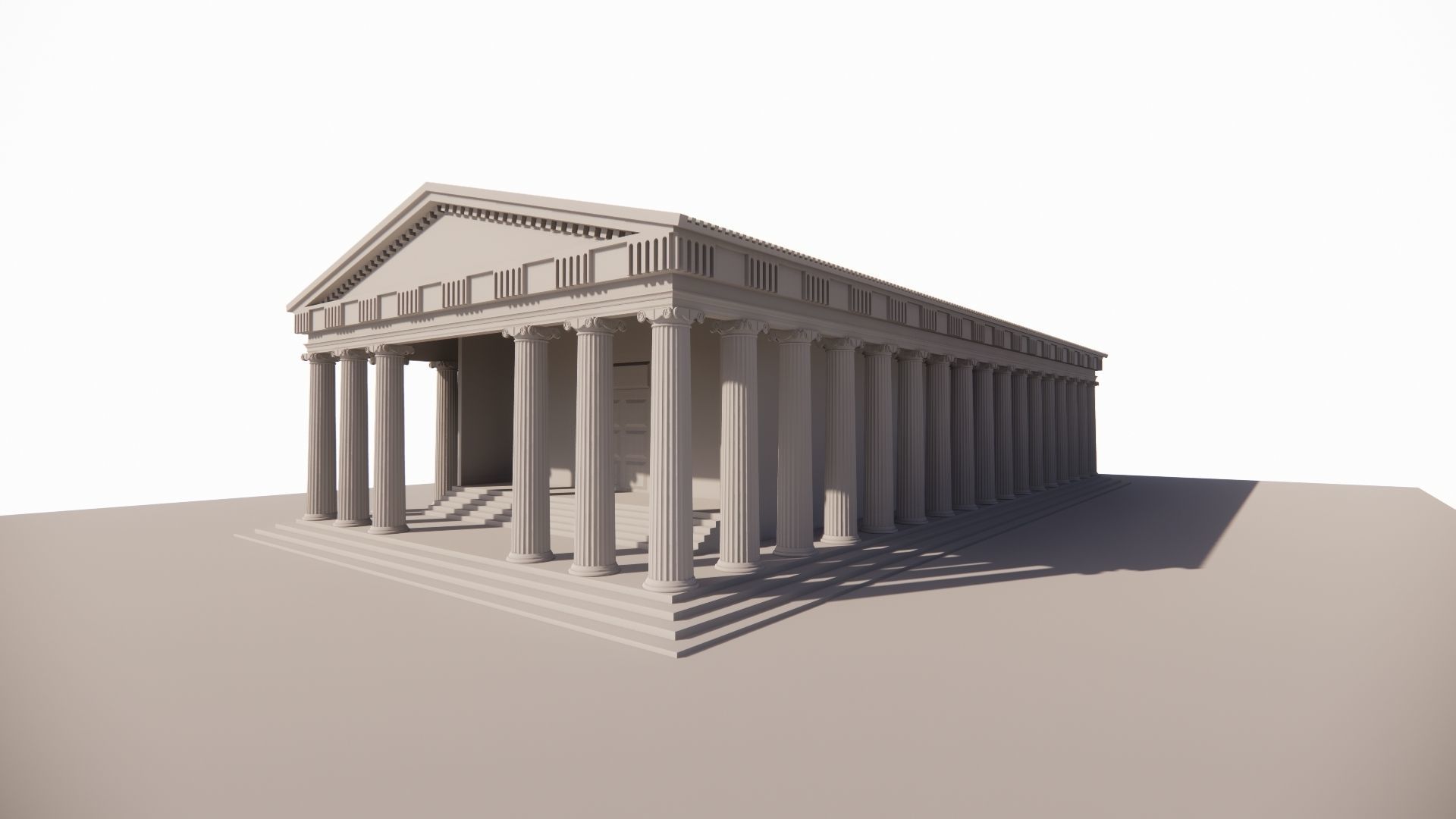 Historical temple-place of worship 3D model_9