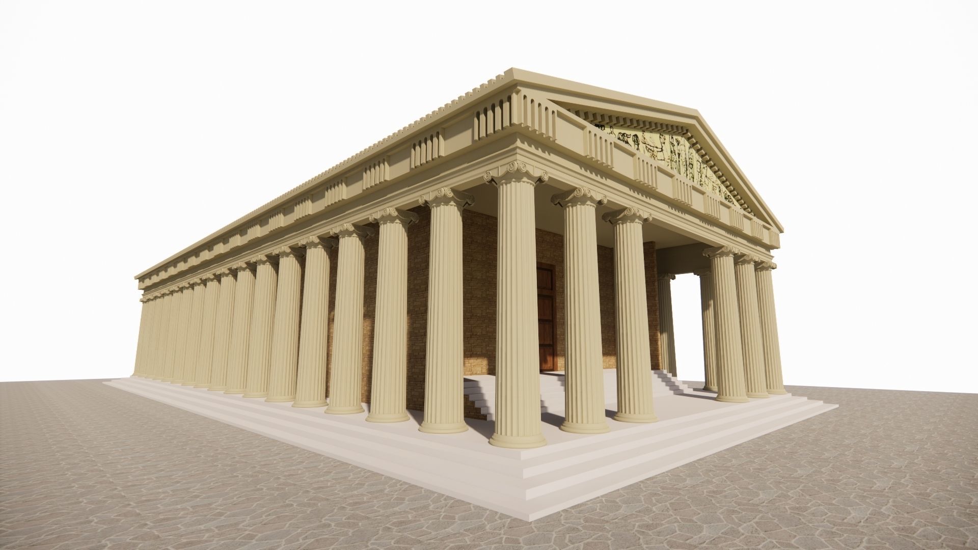Historical temple-place of worship 3D model_20