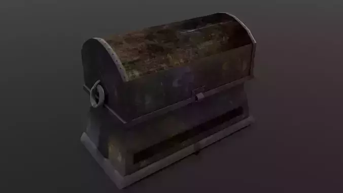 Old Chest 3D Model 
