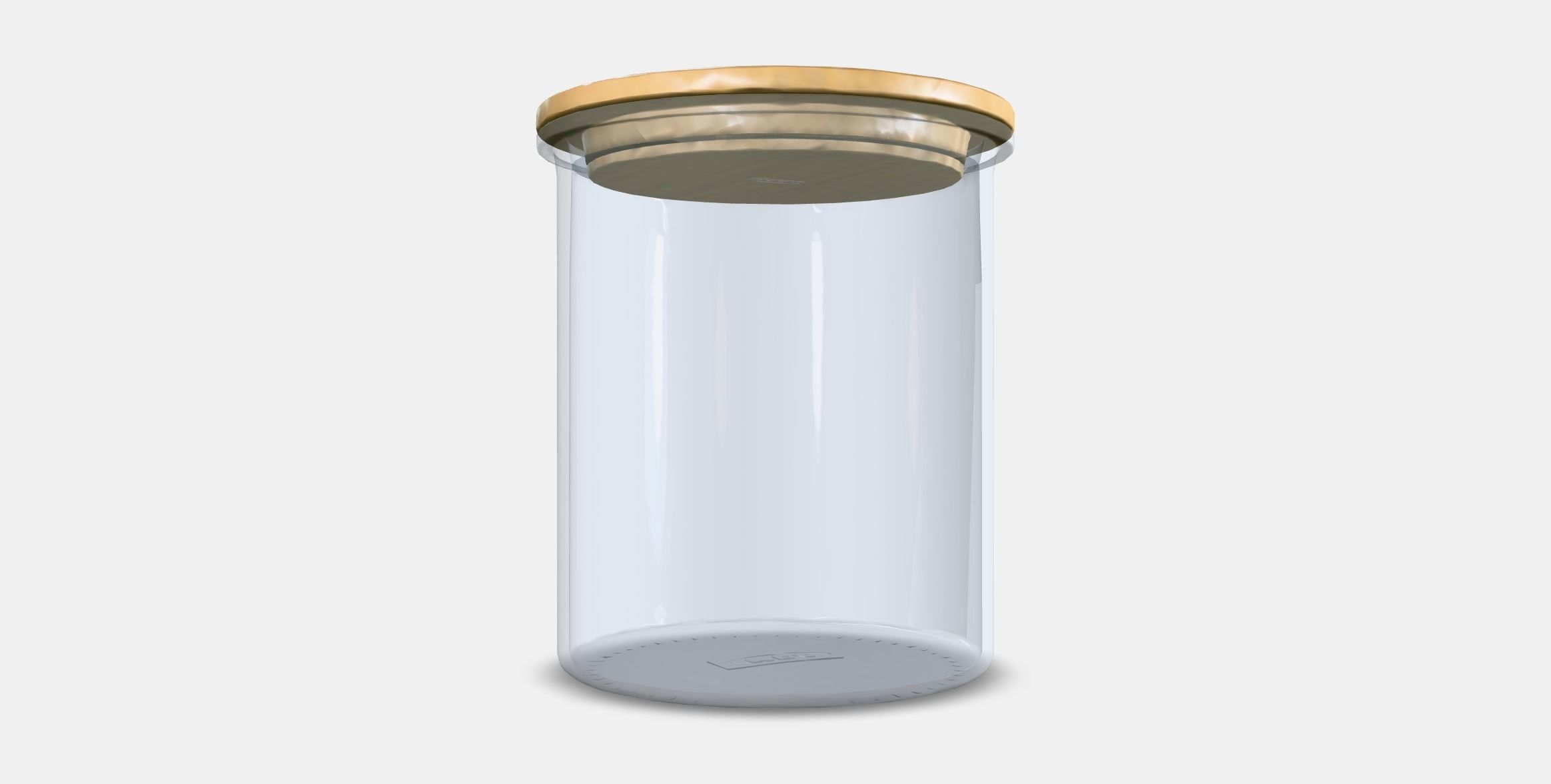 IKEA 365 tin with lid Low-poly 3D model_16