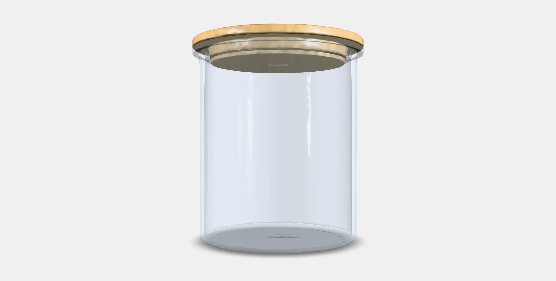 IKEA 365 tin with lid Low-poly 3D model_14