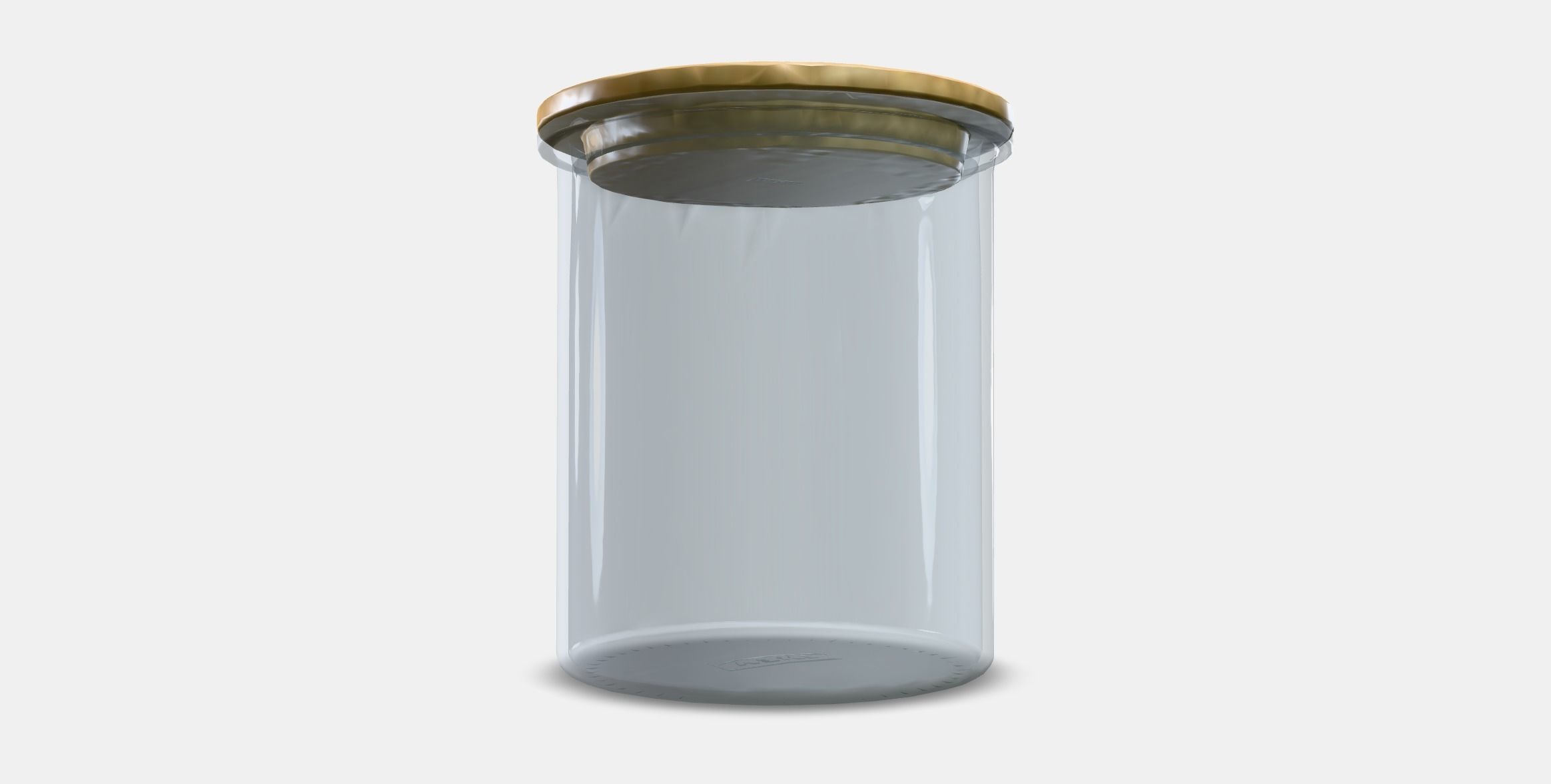IKEA 365 tin with lid Low-poly 3D model_3