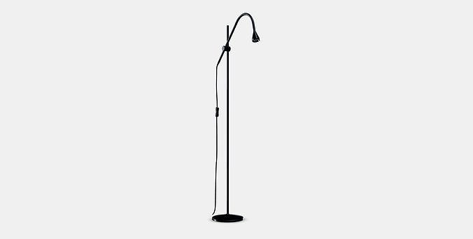 NAVLINGE LED floor-read lamp Low-poly 3D model