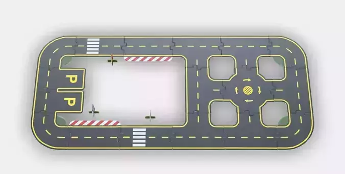 RAVUNGE 23-piece car track set