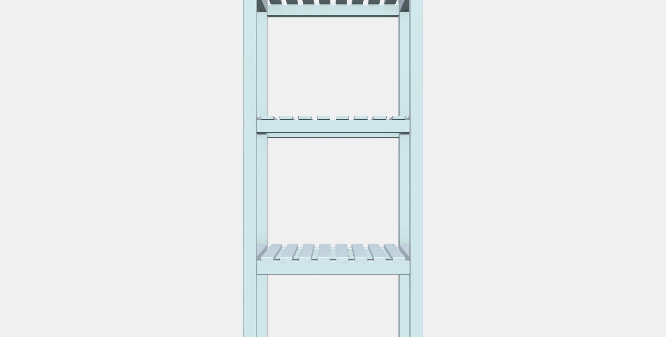 MUSKAN Shelving unit Low-poly 3D model_11