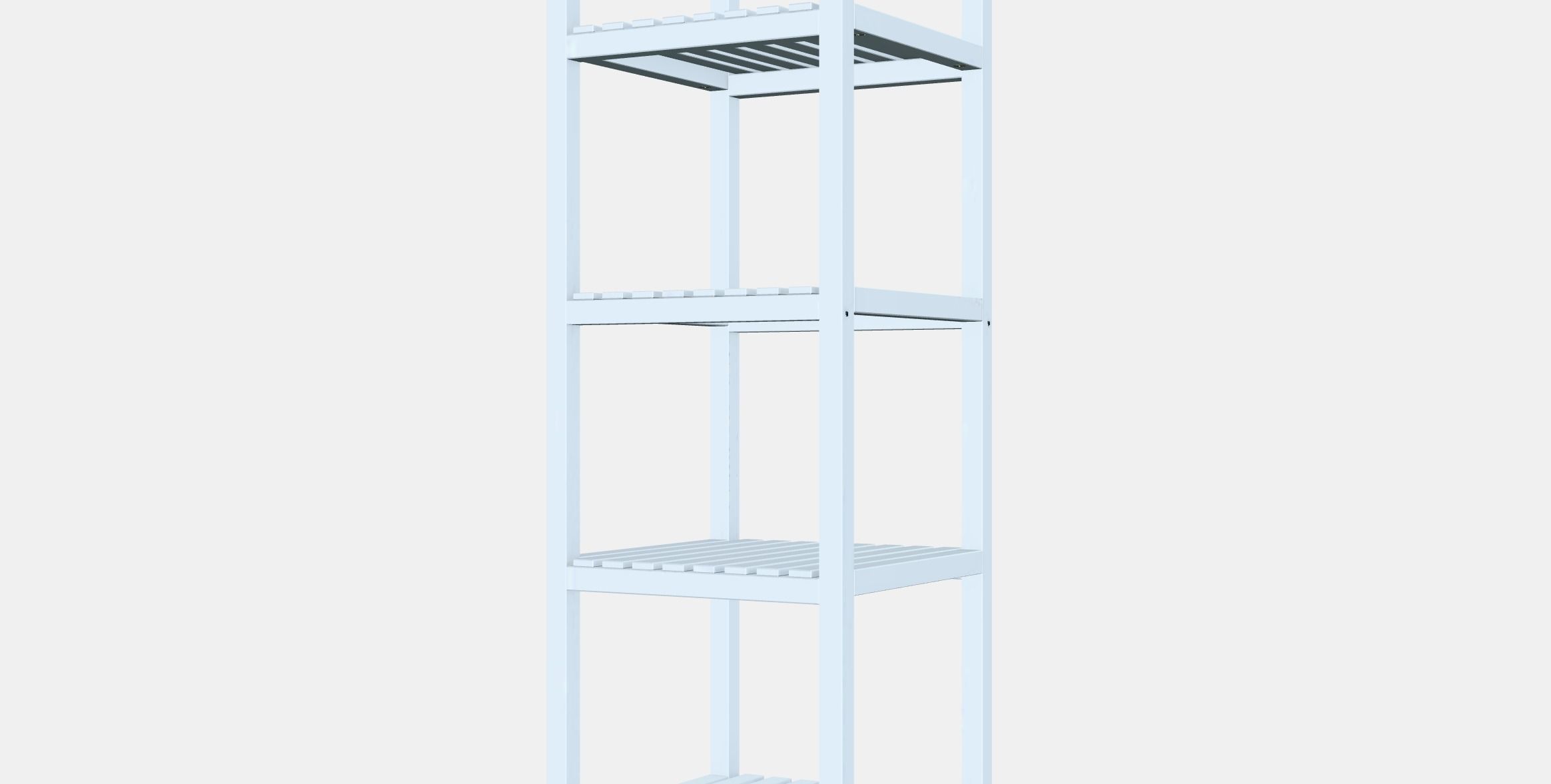 MUSKAN Shelving unit Low-poly 3D model_6