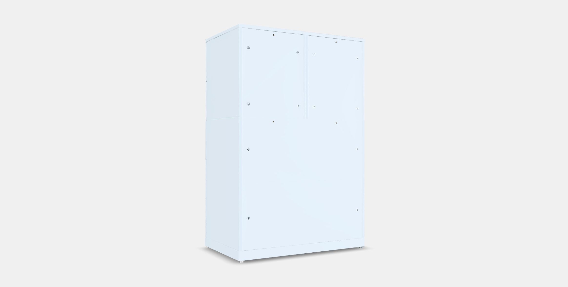 NORDLI Chest of 7 drawers Low-poly 3D model_16