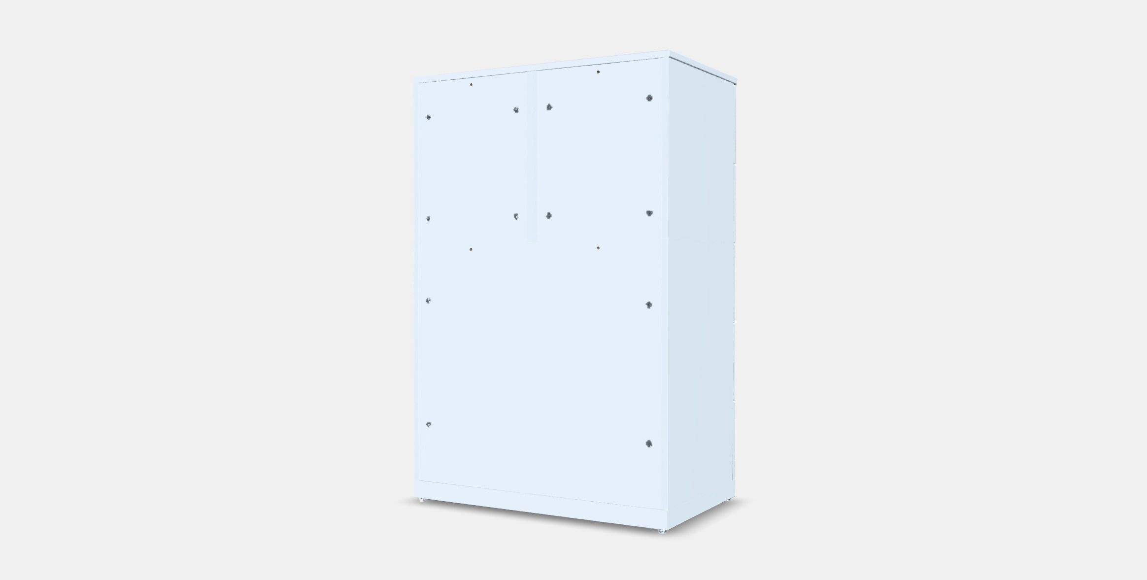 NORDLI Chest of 7 drawers Low-poly 3D model_5
