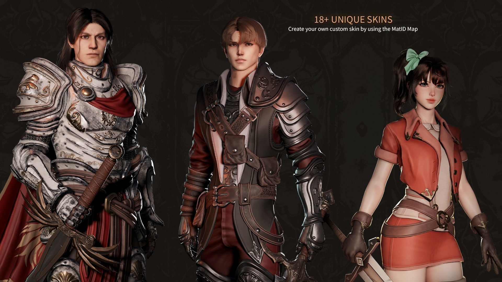 MMORPG Characters - Medieval Fantasy Modular Bundle 3D Model Collection_10