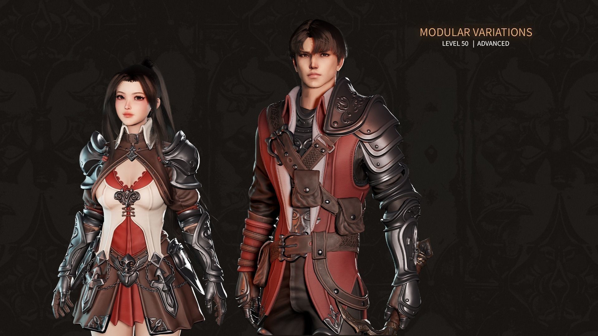 MMORPG Characters - Medieval Fantasy Modular Bundle 3D Model Collection_18