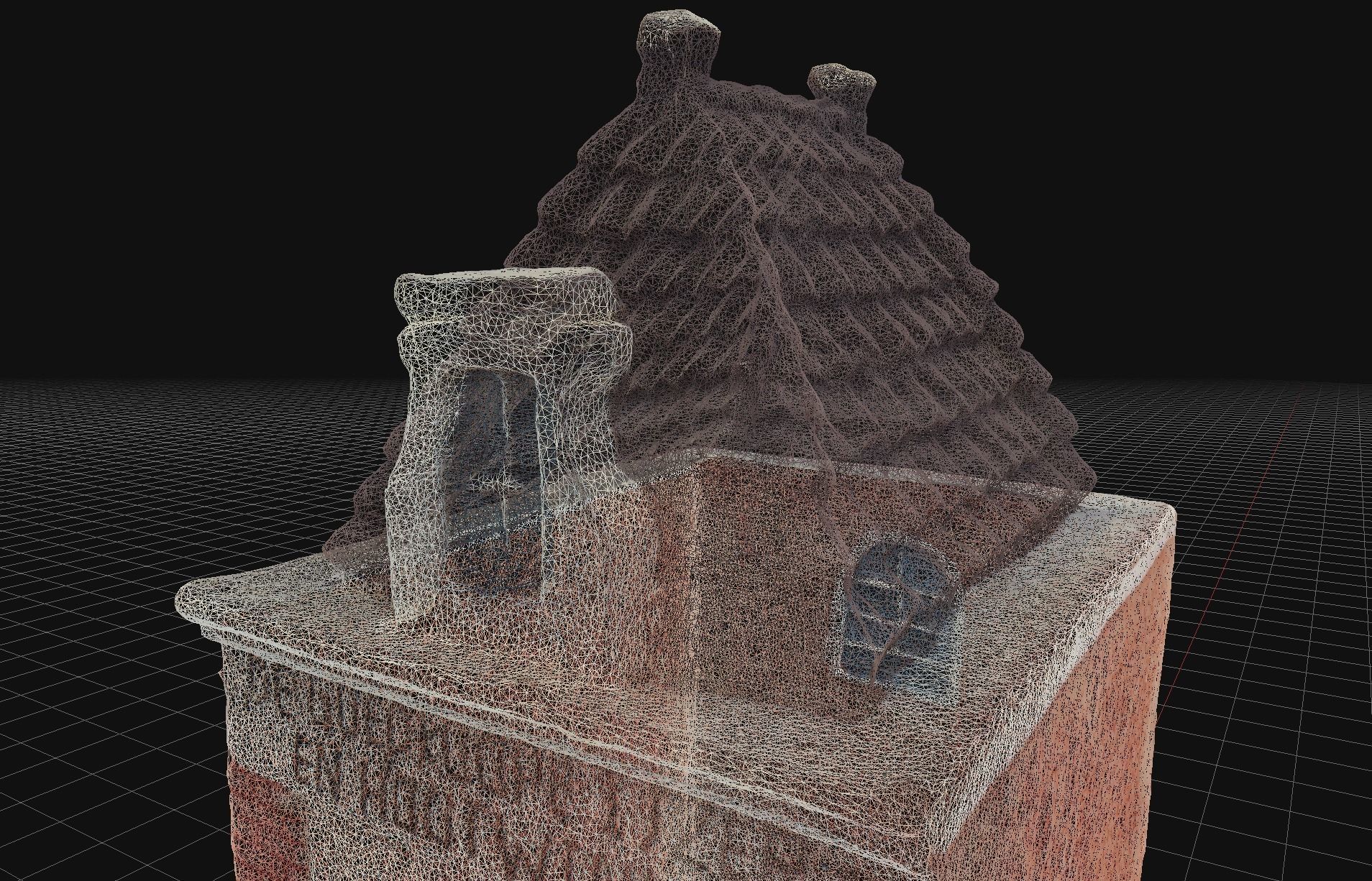 House 5 old hand made stone house based of off Amsterdam 3D model_6