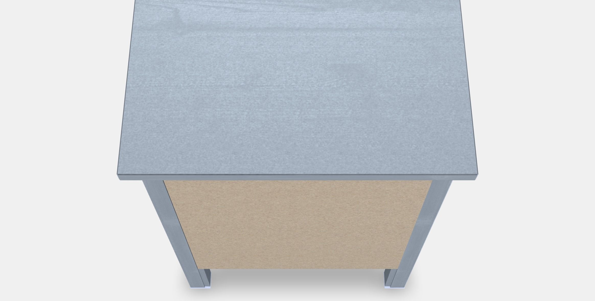 HEMNES Chest of 2 drawers 1 Low-poly 3D model_2