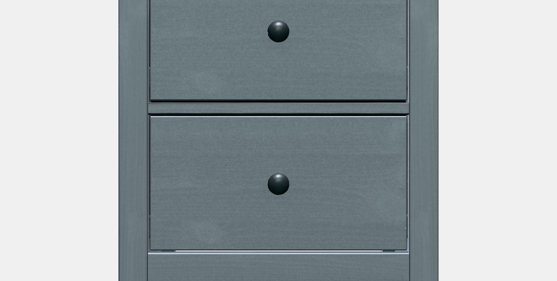 HEMNES Chest of 2 drawers 1 Low-poly 3D model_12
