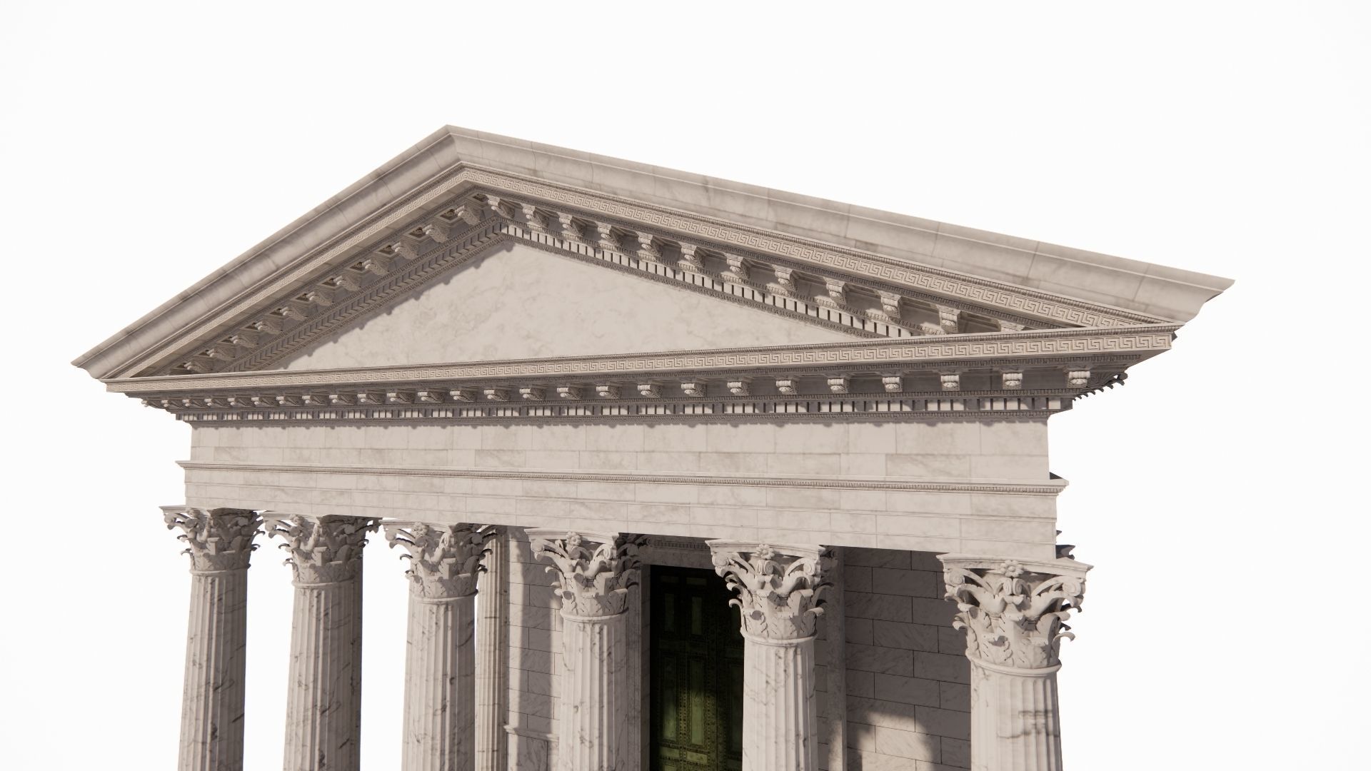 Historical temple-place of worship 3D model_14