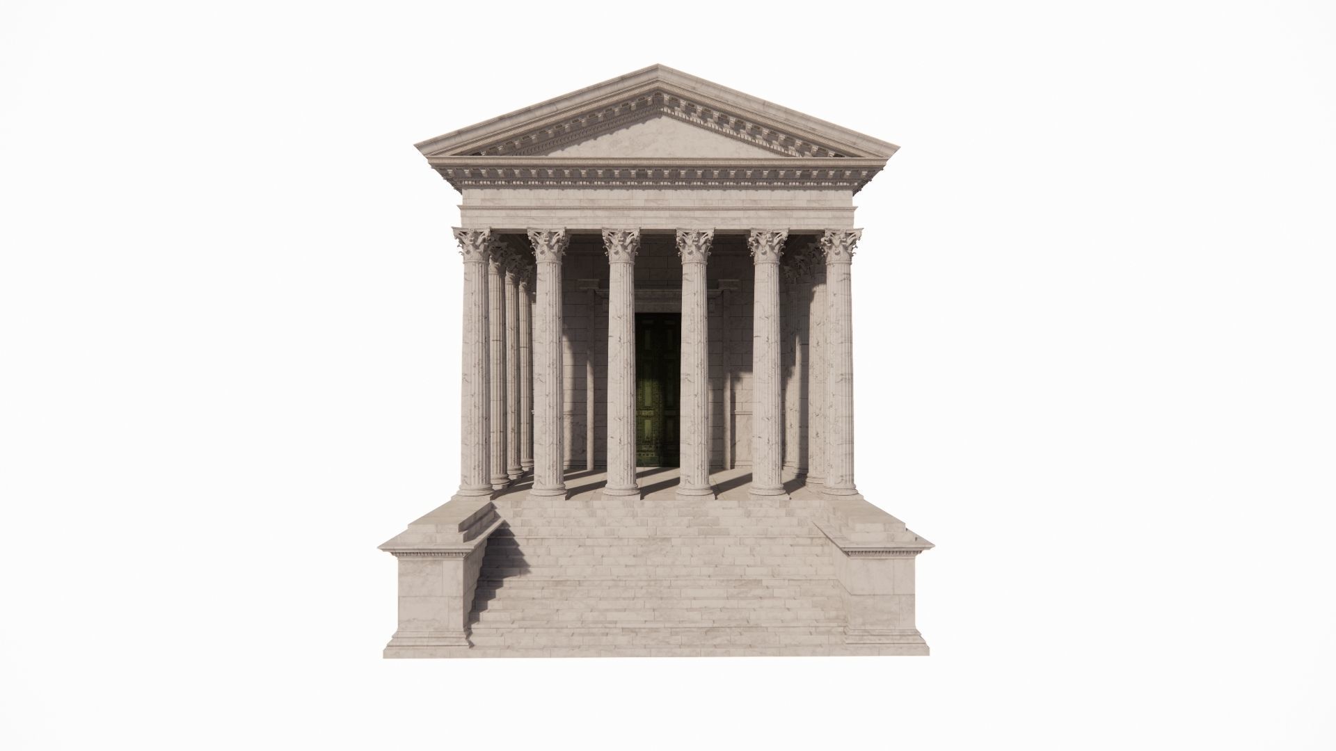 Historical temple-place of worship 3D model_7