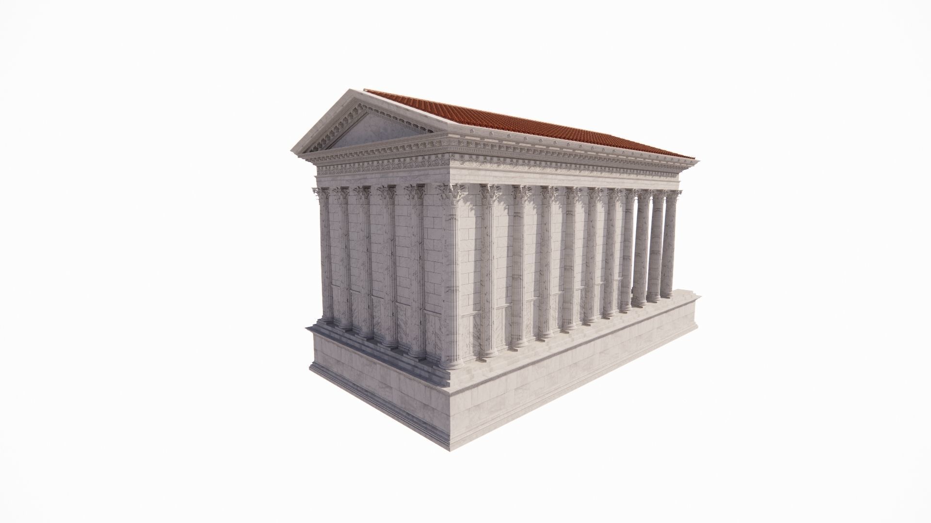 Historical temple-place of worship 3D model_3