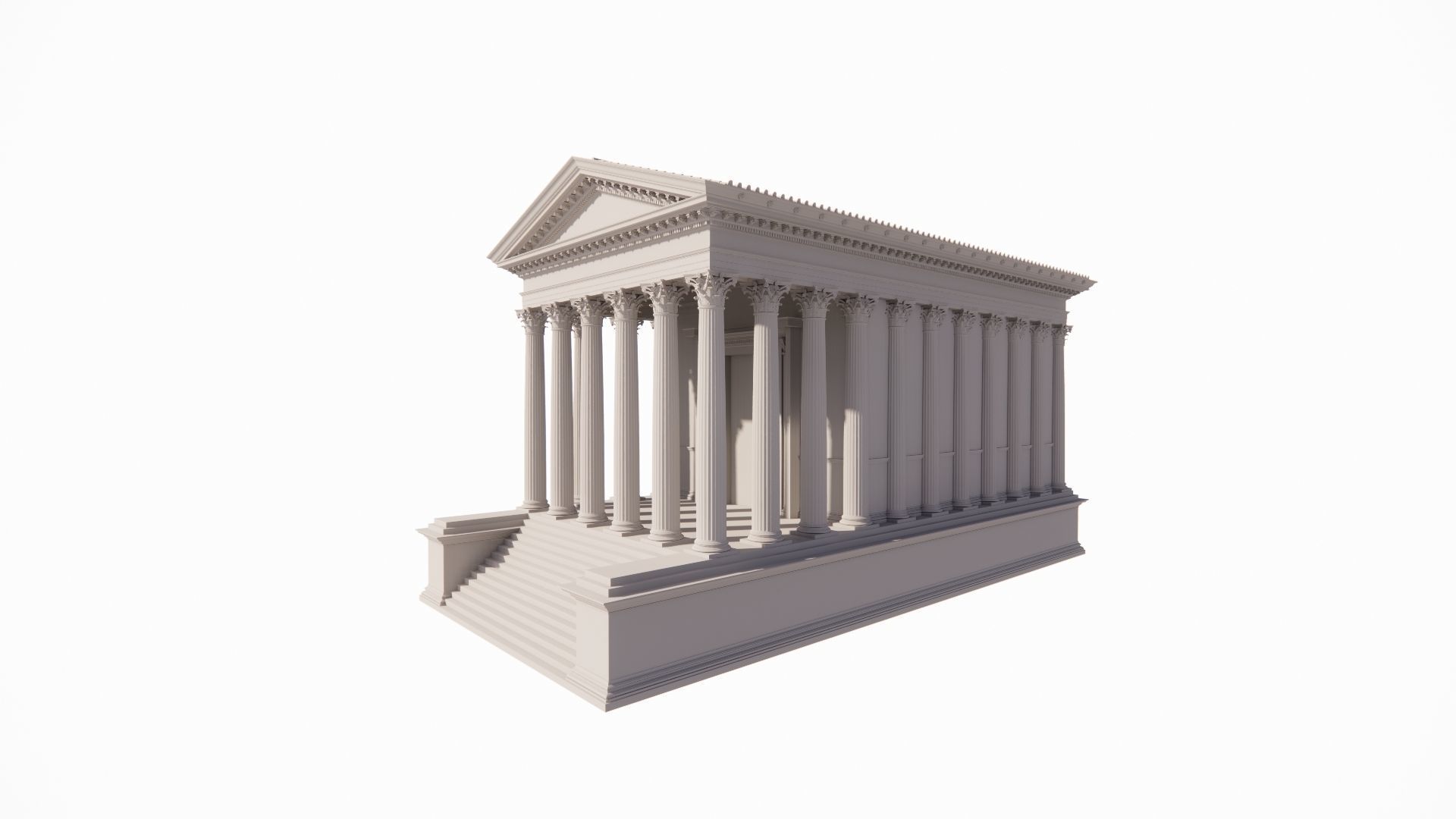 Historical temple-place of worship 3D model_26